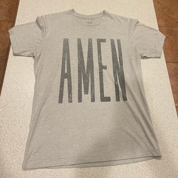 Crazy Cool Threads Amen T-shirt Size S - Picture 1 of 5